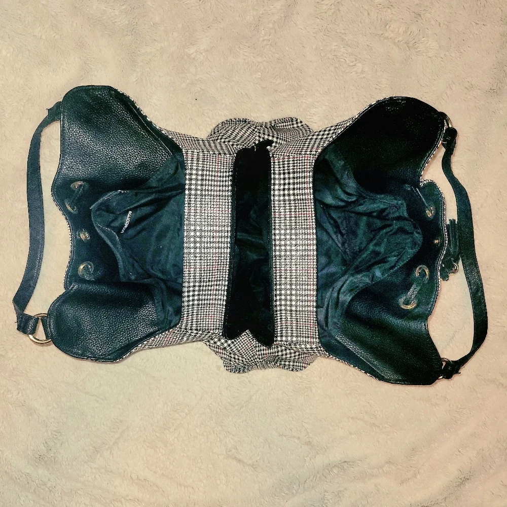 Liz Claiborne Houndstooth Tote Bag - Picture 7 of 9